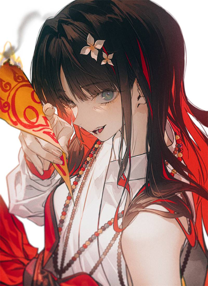 韩国画师WANKE精美暗黑风原画插画CG壁纸作品上色过程美术图片集