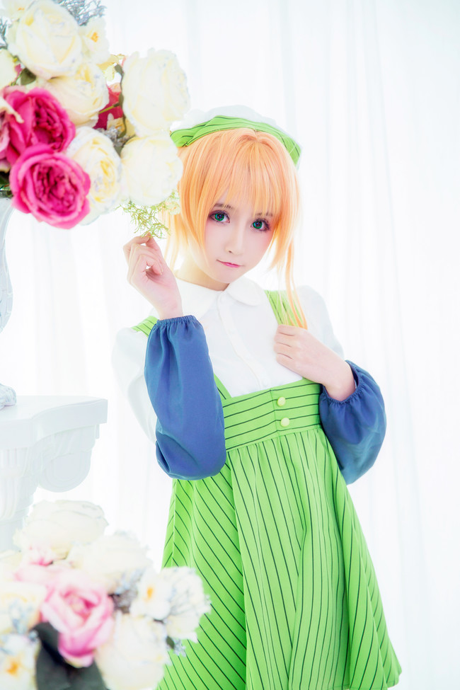 [cosplay]小樱画家套装[二次元cos]
