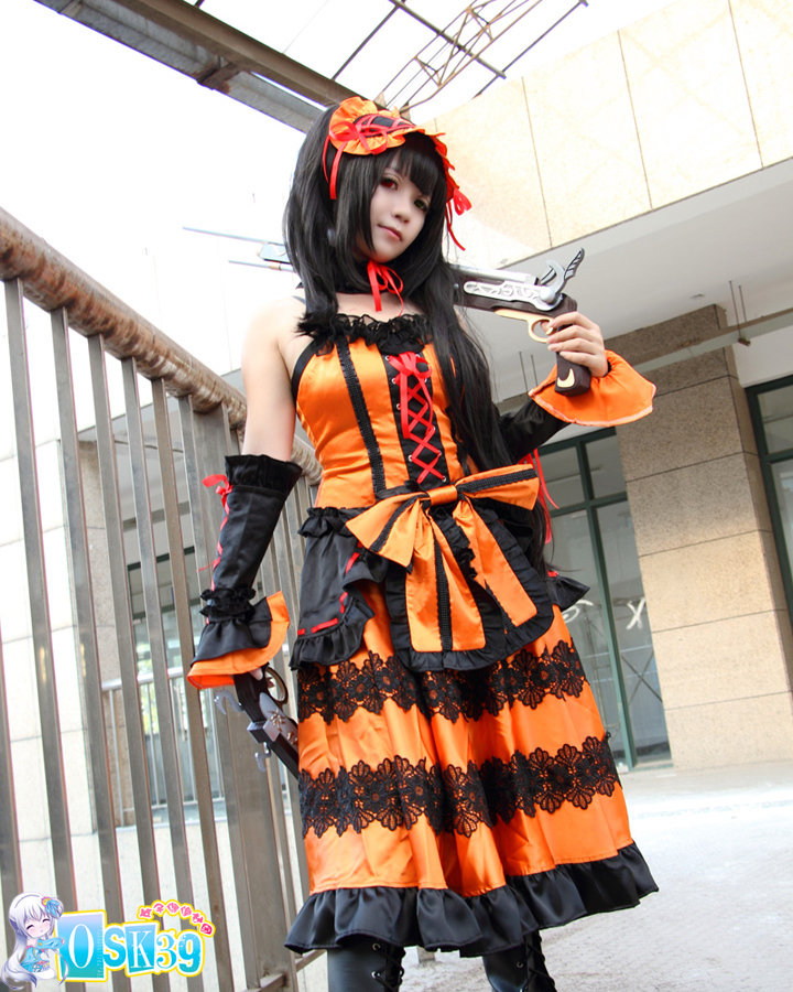 [cosplay]怜兮《约会大作战》时崎狂三COS[二次元cos]