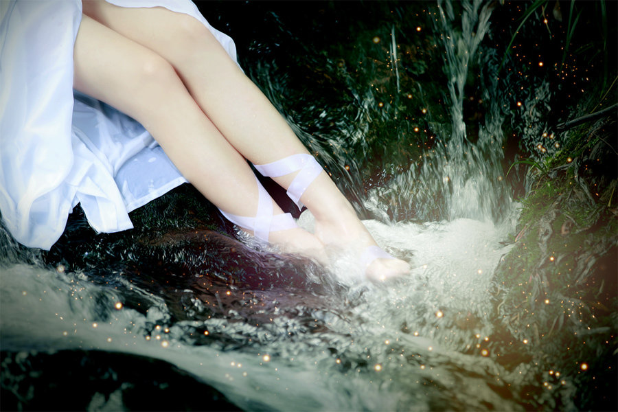 [cosplay]COSER水水《刀剑神域》亚丝娜美图[二次元cos]