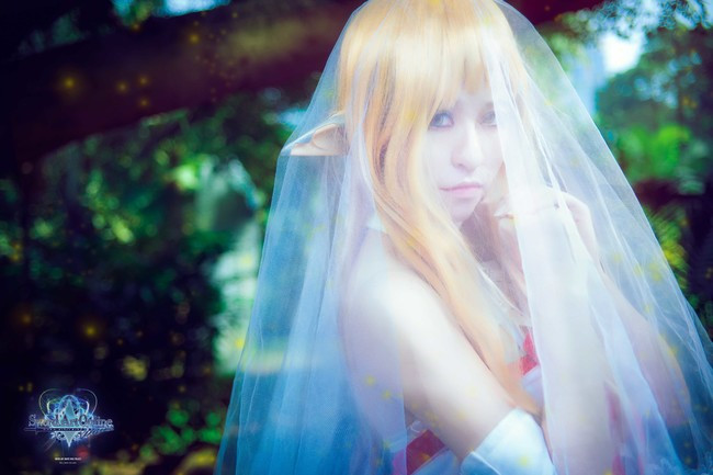 [cosplay]刀剑神域 妖精之舞 cos 亚丝娜[二次元cos]