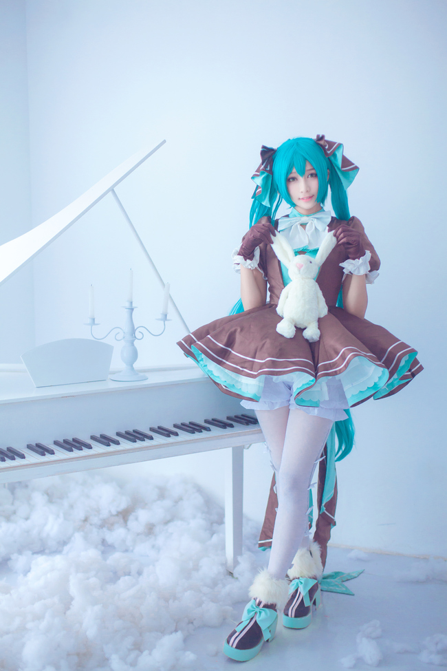 [cosplay]miku生诞小洋装[二次元cos]