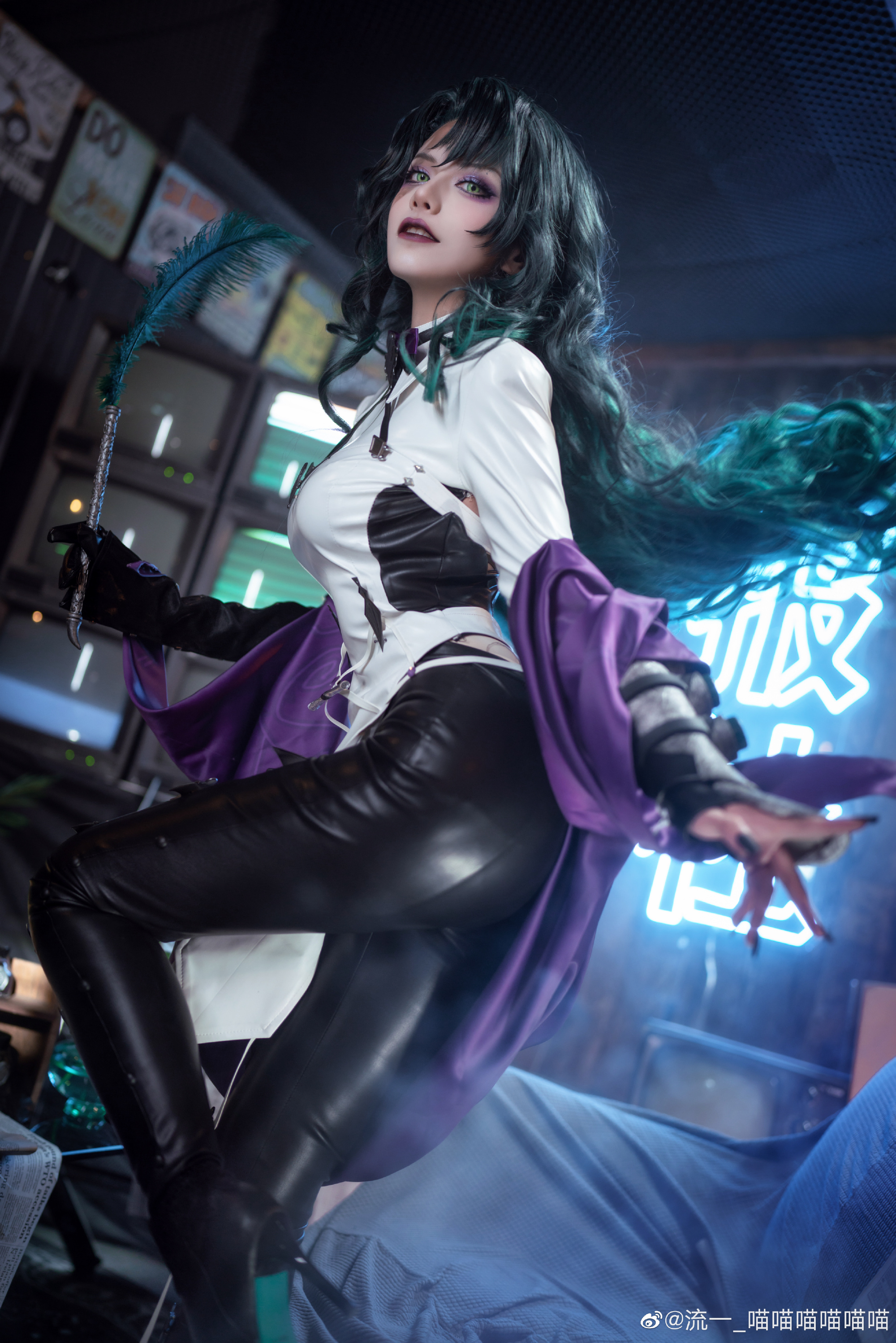 《无期迷途》禁闭者 MBCC-S-074 渡鸦cosplay欣赏@流一_喵喵喵喵喵喵