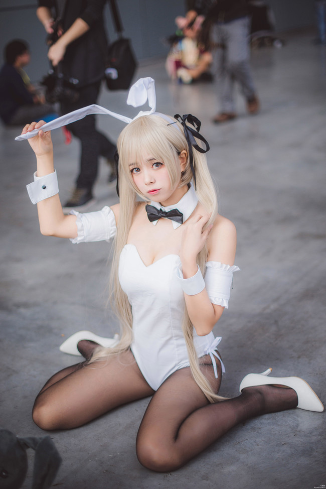 [cosplay]穹妹兔女郎场照[二次元cos]