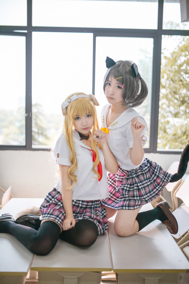 [cosplay]萌的平方 变态王子与不笑猫萌妹[二次元cos]