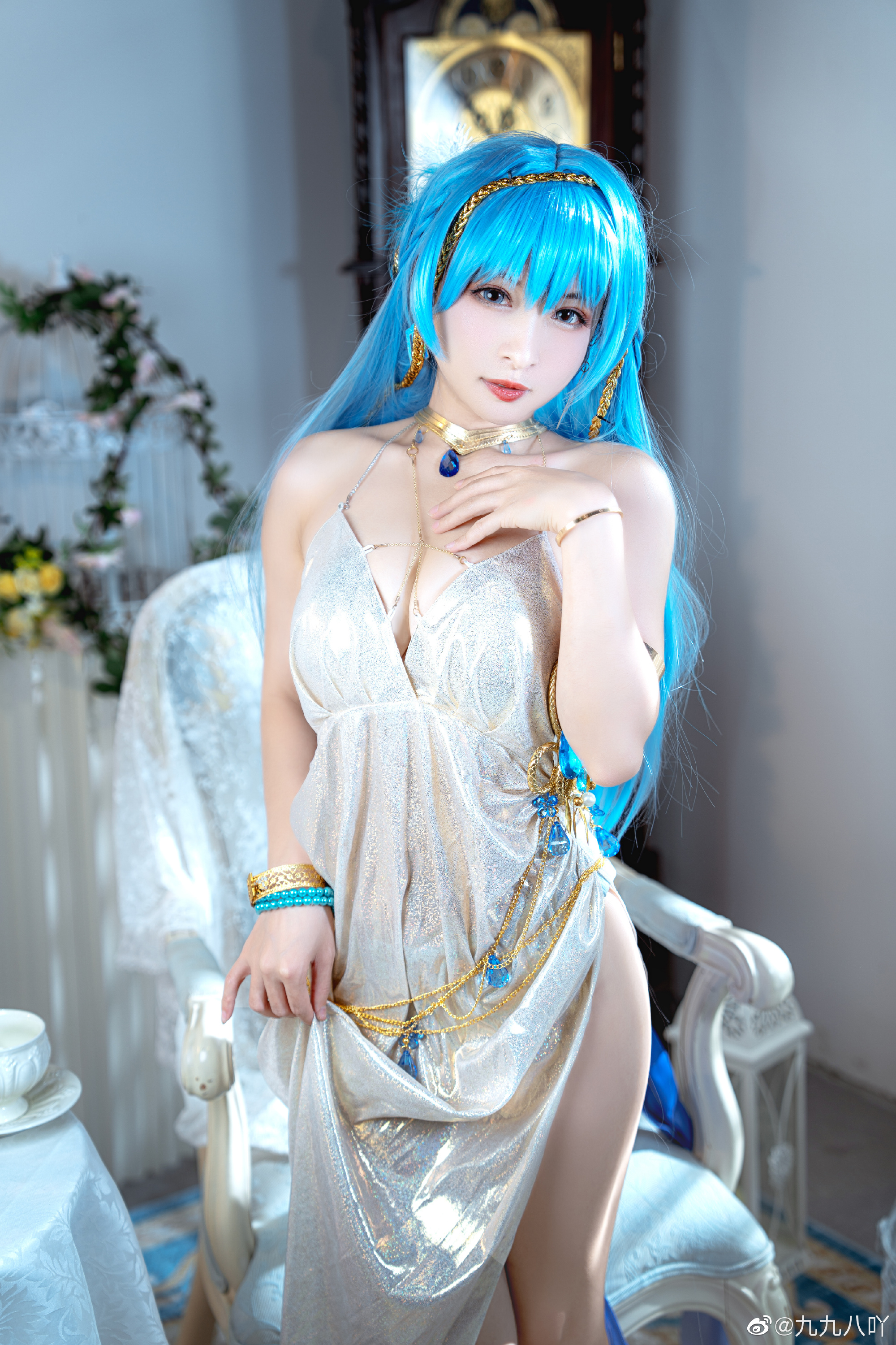《nikke:胜利女神》海伦礼服cosplay欣赏@九九八吖