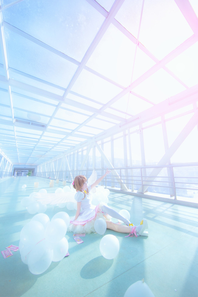 [cosplay]==魔卡少女樱==一定没有问题的==[二次元cos]