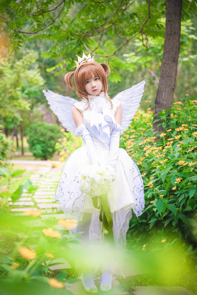 [cosplay]小樱婚纱15周年纪念版[二次元cos]
