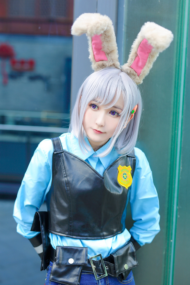 [cosplay]疯狂动物城兔朱迪[二次元cos]