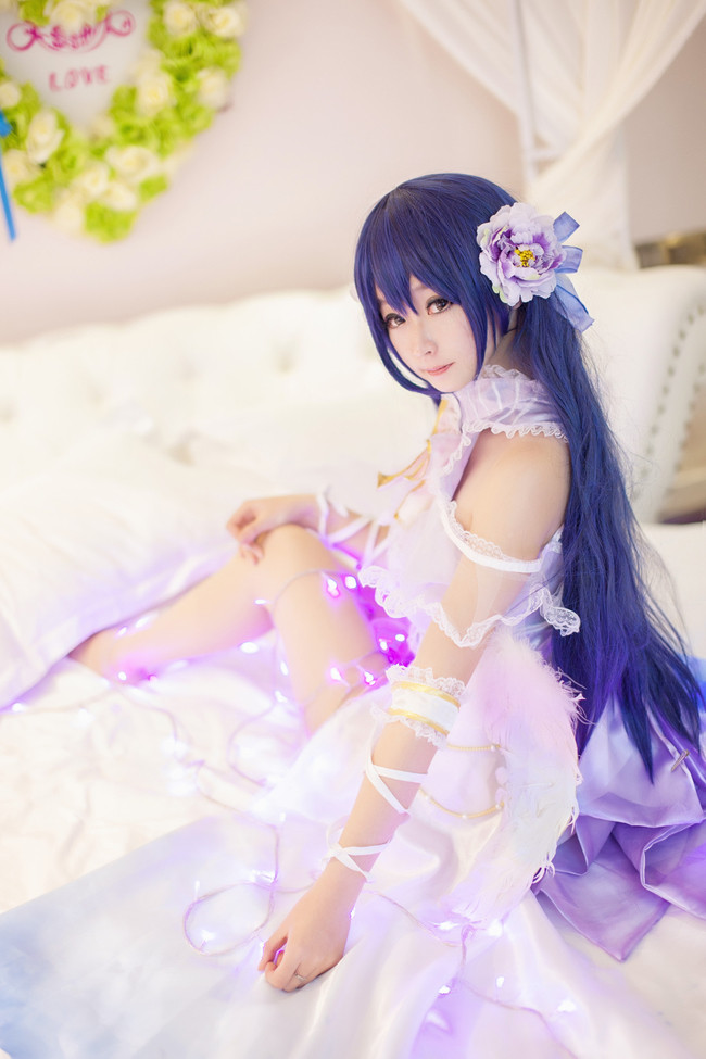 [cosplay]白色情人节觉醒 园田海未[二次元cos]