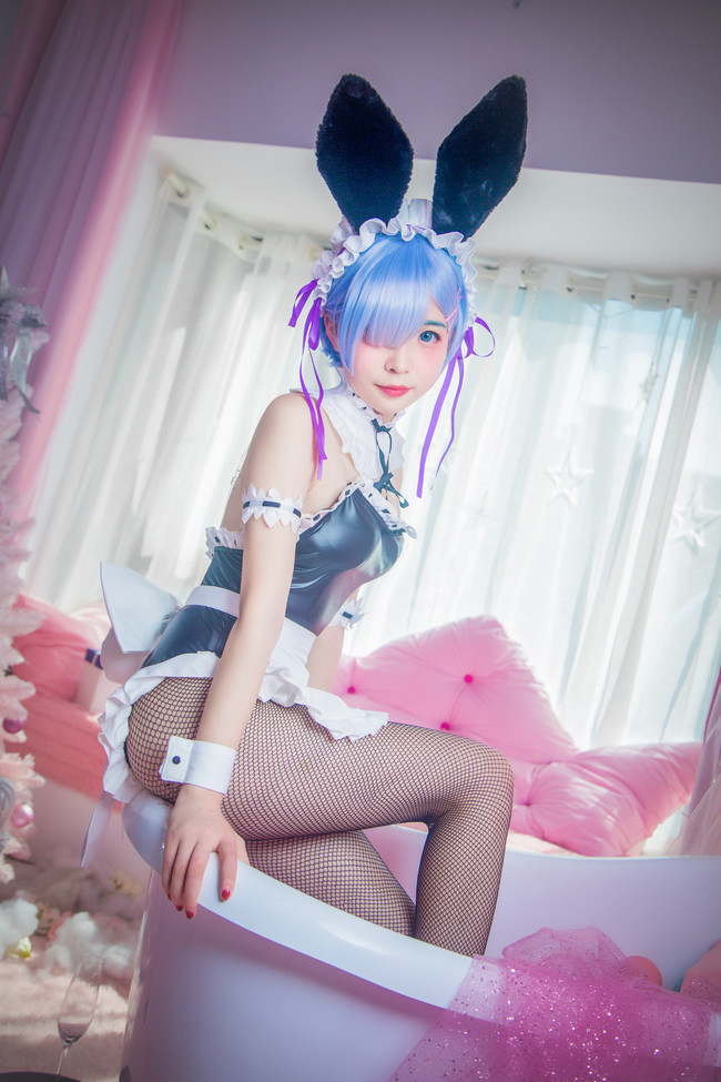 [cosplay]蕾姆兔女郎[二次元cos]