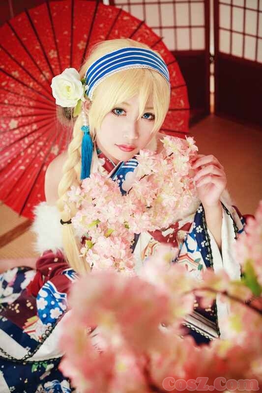 正月和服觉醒绘理和希旗袍女仆送你这个伞