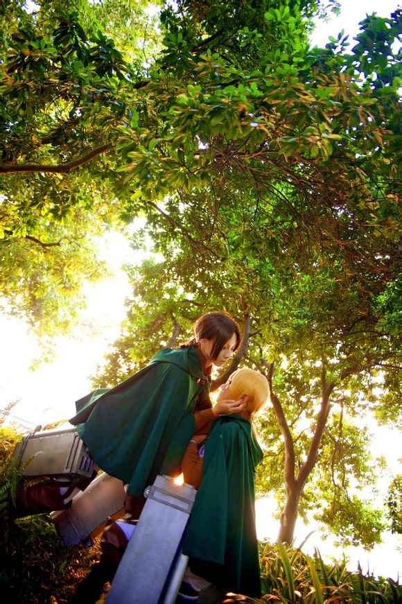 [cosplay]进击的巨人—百合组[二次元cos]