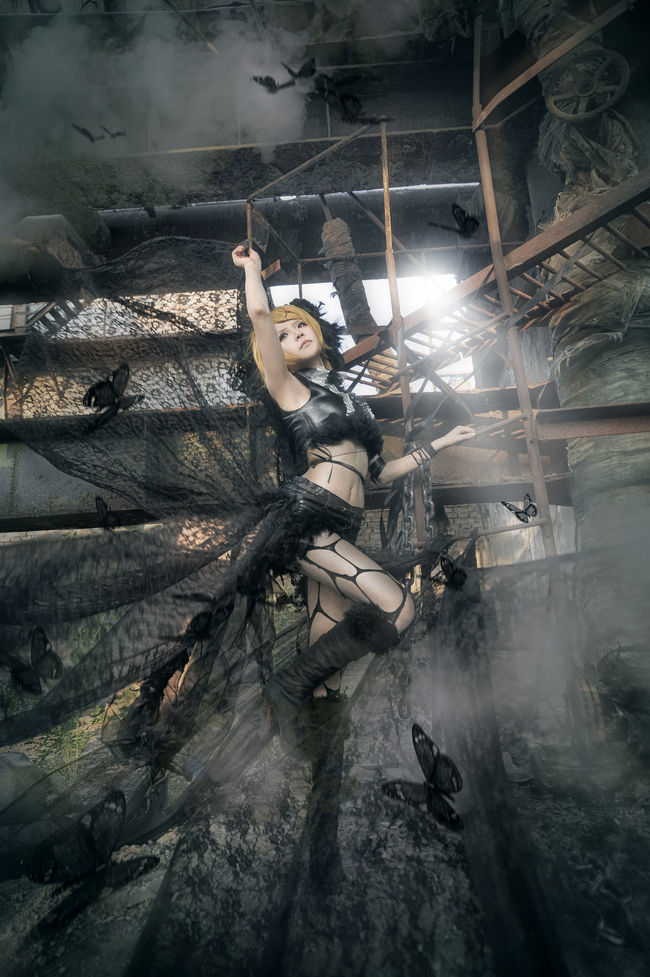 [cosplay]自己嫌悪-鏡音リン[二次元cos]
